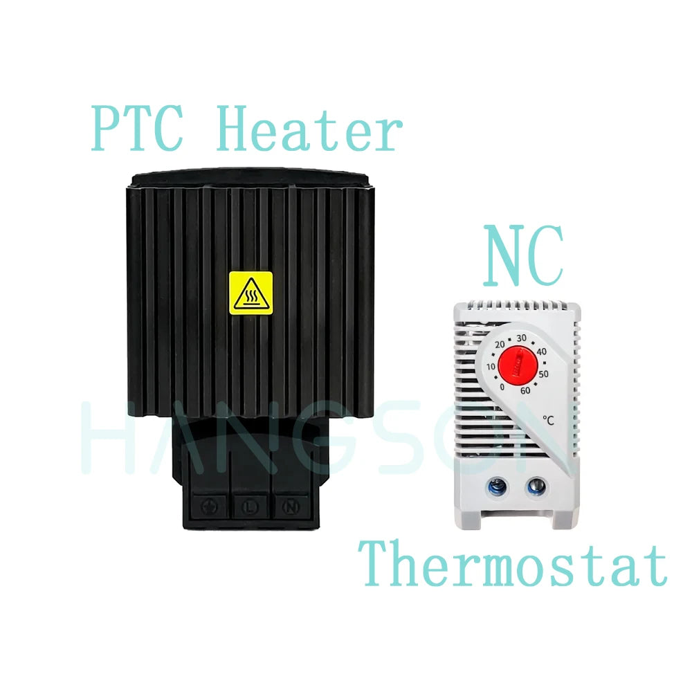 PTC Heater Air Heating Element 15/30/45/60/75W Aluminum Alloy Electrical Heater Panel Industrial Heater for Cabinet