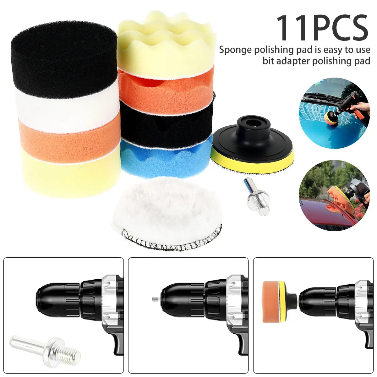 Car Polisher Handheld Wireless Polisher Car Polishing Waxing Machine Power Tool for Car Body Cleanig Waxing Repair
