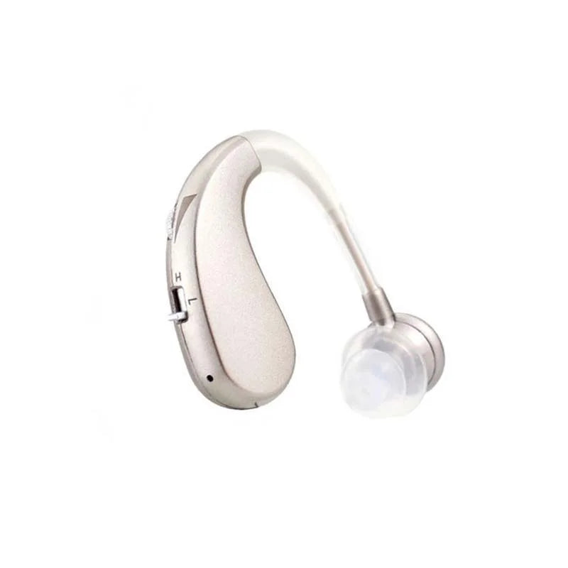 New Compact Lightweight Single Rechargeable Headphones Noise Cancelling Feature Ear-hook Earbuds Suitable For The Elderly