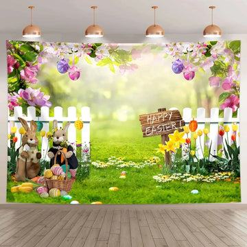 Tapestry Wall Hanging Multiple Sizes Digital Print Cute Rabbit Easter Egg 100% Polyester Living Room Bedroom Decor