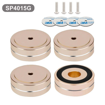 legs for speakers Speaker shoes audio equipment stand spikes amplifier supports Aluminum Feet With Non-Slip Rubber Rings