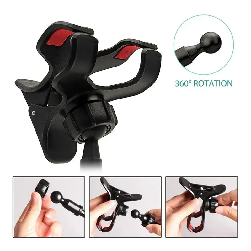 1pc Lazy Phone Holder, Flexible Gooseneck Stand with Clip for Bed Desk, Hands-Free Universal Stand for Watching Videos