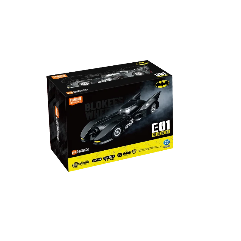 Blokees DC Marvel Hero Batman Star Edition Series  Blind Box Toy E01/E02 6PCS Batman Motorcycle Toy Collectible Perfect Gift