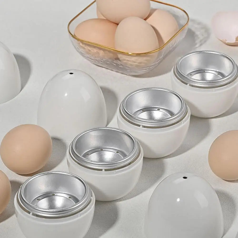 Microwave Egg Poacher Microwave Boiled Egg Maker Cooking Accessories Rapid Egg Cooker Egg Steamer for Hard Soft Boiled Egg