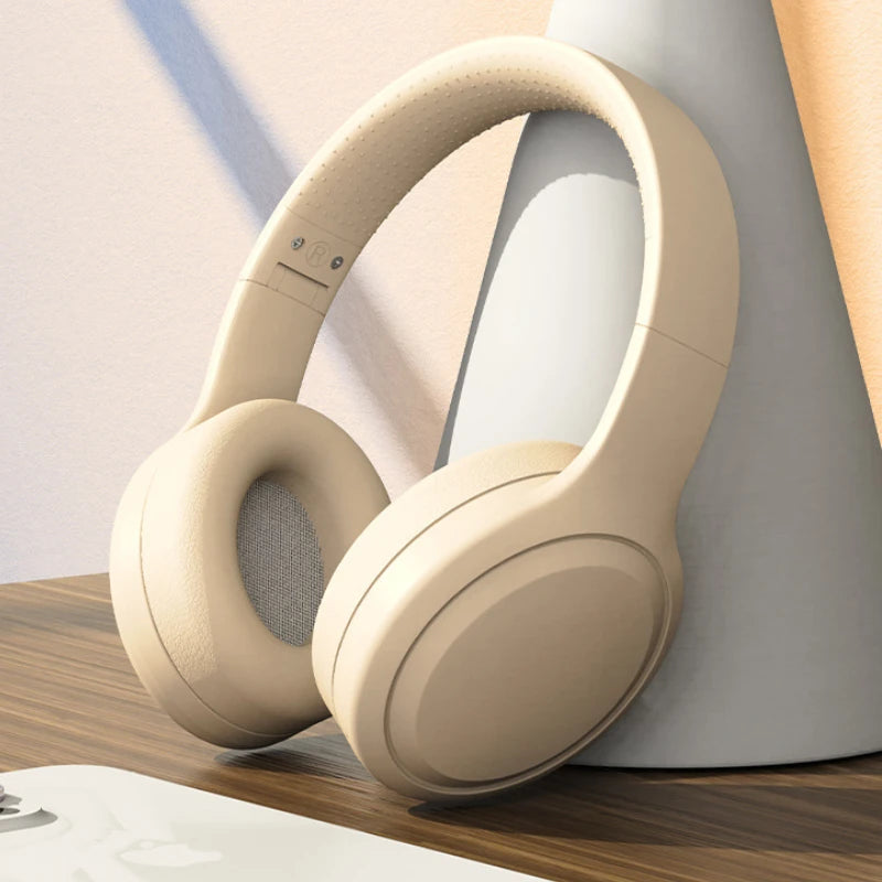 Wireless Bluetooth Headphones Over Ear HIFI Stereo Headsets Noise Reduction Sports Gaming Earphones Music Player with Mic gifts