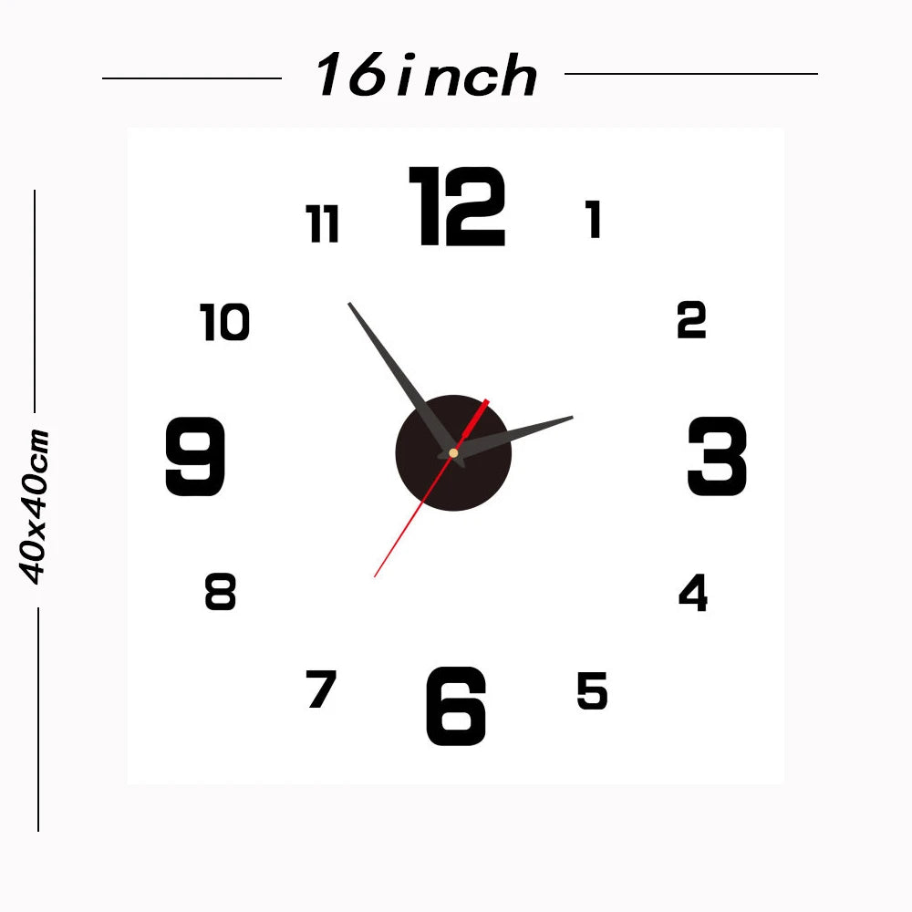 Round Wall Clock, Modern Silent 8 Inch Wall Clock, Quartz Movement Battery Powered, Decorate Home, School, Bedroom, Office