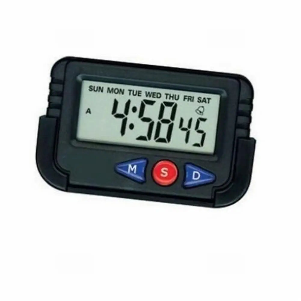 Table Clock Alarm Clock 1 Pc Car Clock Compact Double Sided Durable Reliable Stopwatch Date And Timer Function