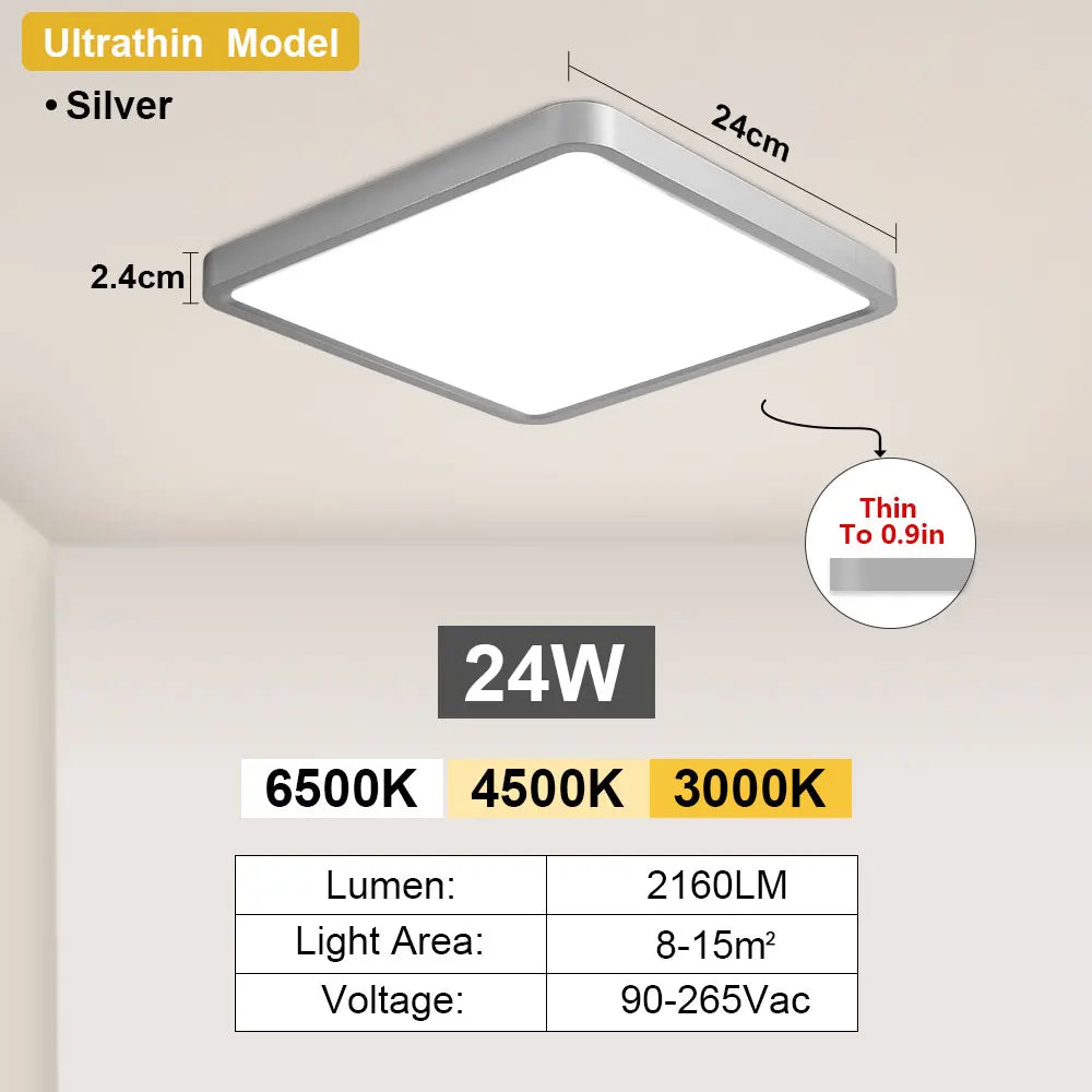 Modern LED Ceiling Light Smart Tuya App Alexa Voice Remote Control Panel Indoor Lamp For Home Bedroom Living Room Kitchen Lustre