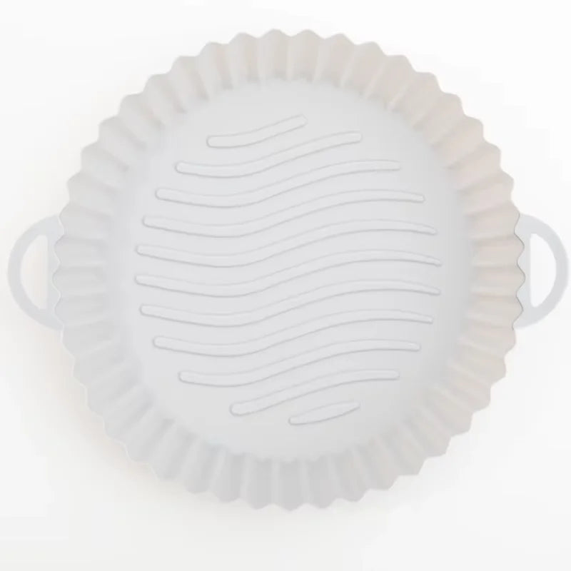 Air Fryer Silicone Liners Air Fryer Silicone Pot Reusable Silicone Air Fryer Liners Food Safe Non Stick Air Fryer Basket Accesso
