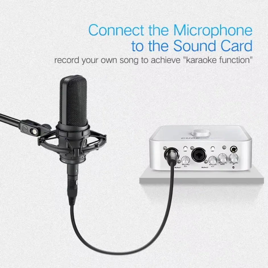 XLR Cable Audio Line 3Pin XLR Male to Female Microphone Extension Cable for Mixer Amplifiers Sound Cannon Balanced XLR Cable