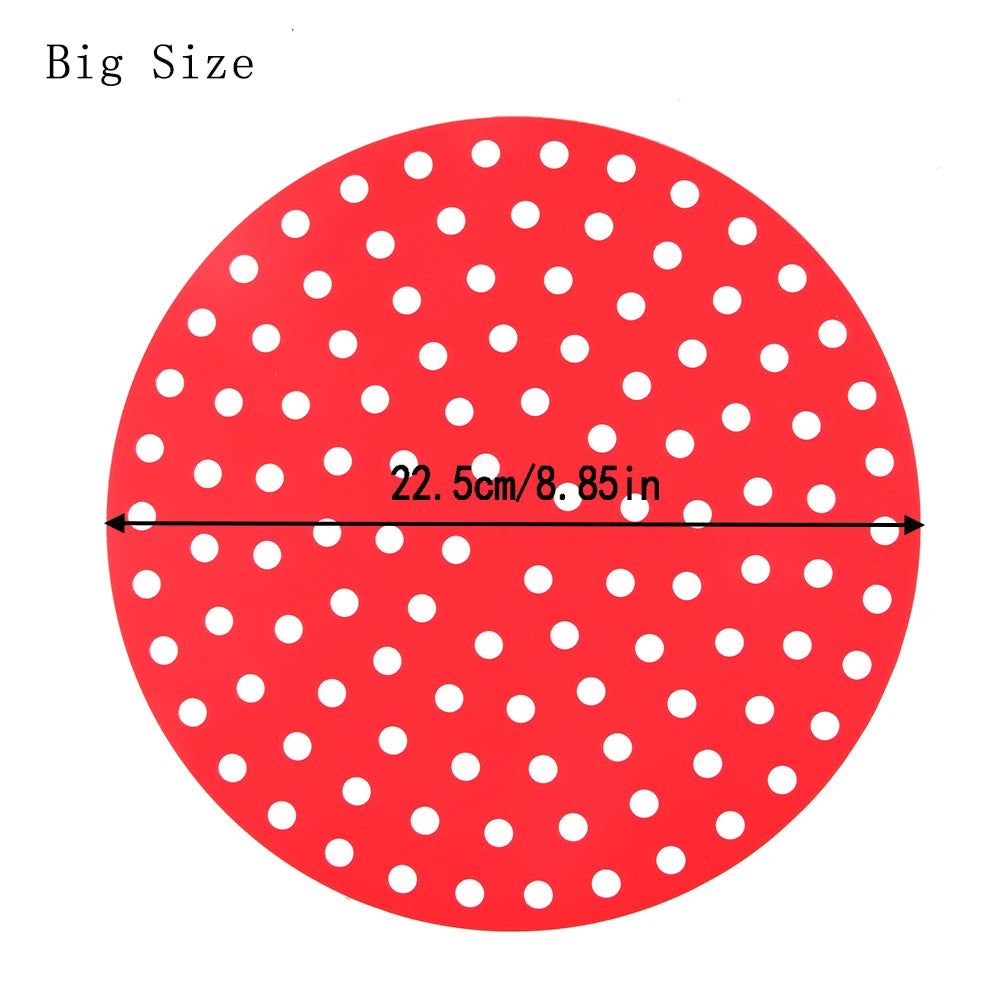 Air Fryer Silicone Mat Kitchen Accessories Non-stick Baking Mat Pastry Tools Accessories Bakeware Oil Mats Cake Grilled Saucer