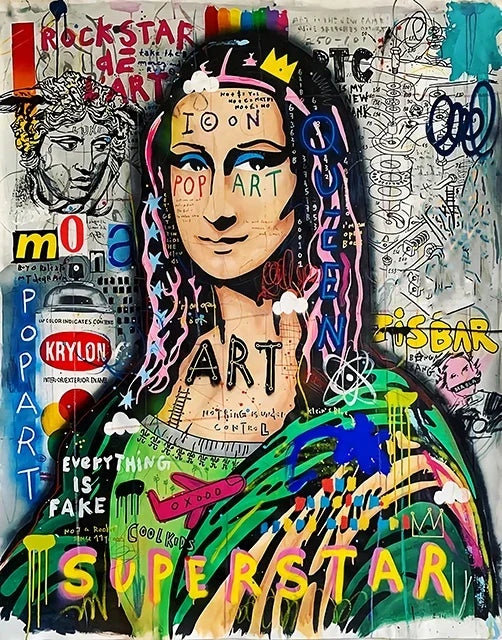 Modern Graffiti Aesthetic Wall Art Banksy Pop Portrait HD Canvas Poster Prints Home Bedroom Living Room Decor Gift