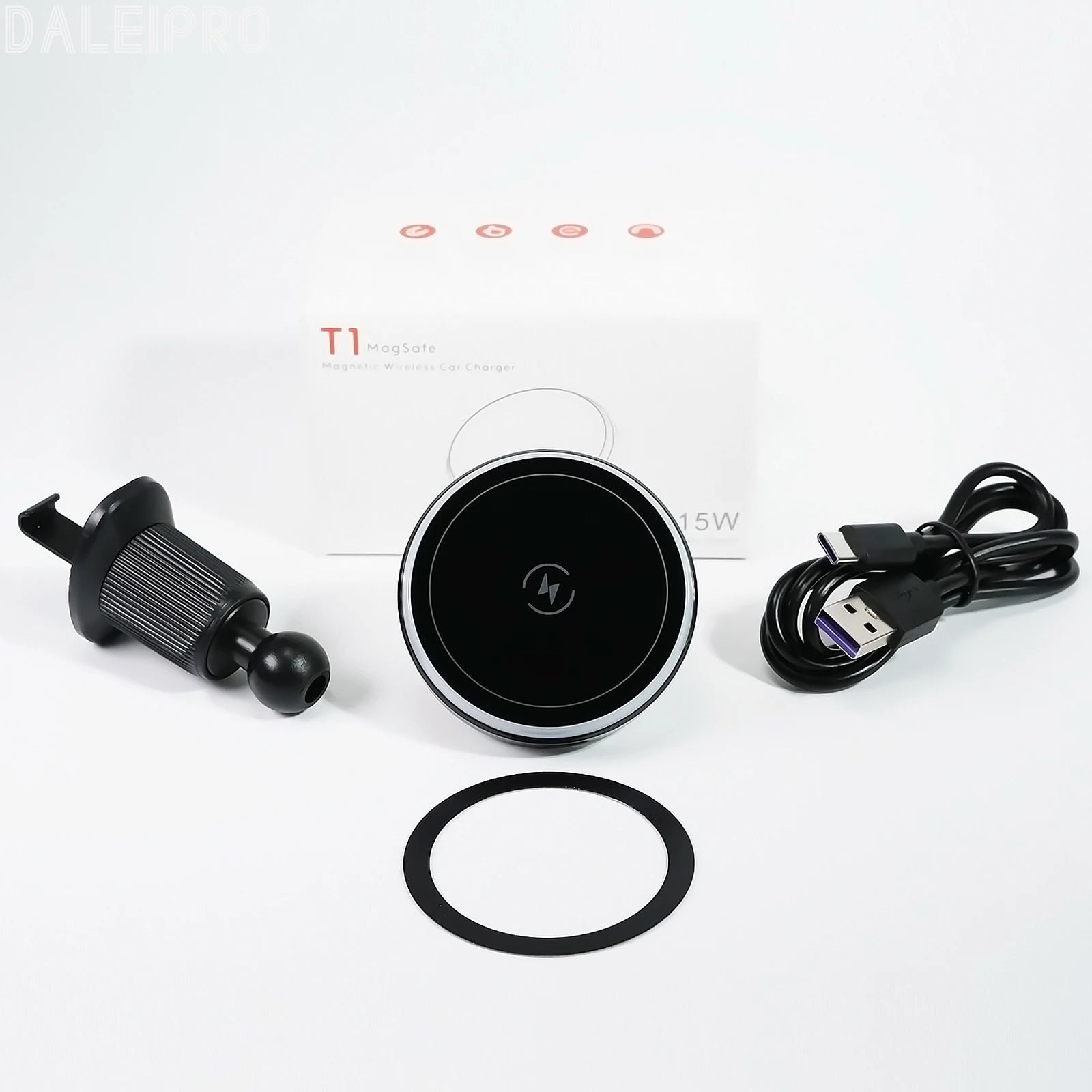 Cooling Phone Holder Car Magnetic Phone Cooler Semiconductor Active Coolers Cool Down Phone Qi 15W Magsafe Fast Wireless Charger