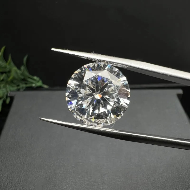 [ New EU Quality ]  1CT Small Size Moissanite Loose Stone Hand Cutting D Color 0.7mm-14mm Certified Moissanite Diamond