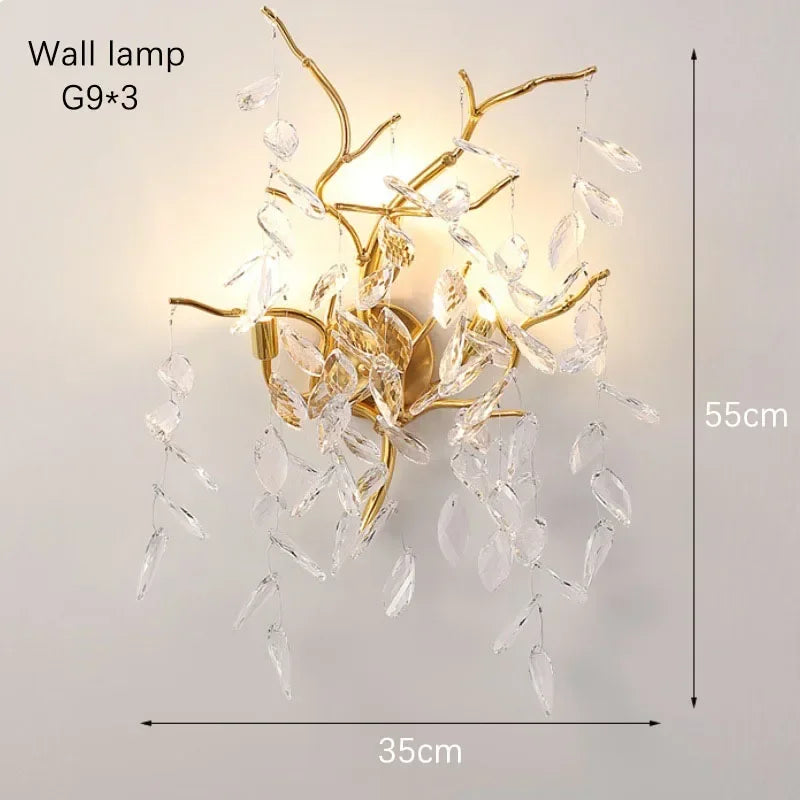 Luxury Modern Ceiling Chandelier Interior Decoration Villa Dining Living Room Crystal Pendant Lamp Home LED Lighting Fixtures