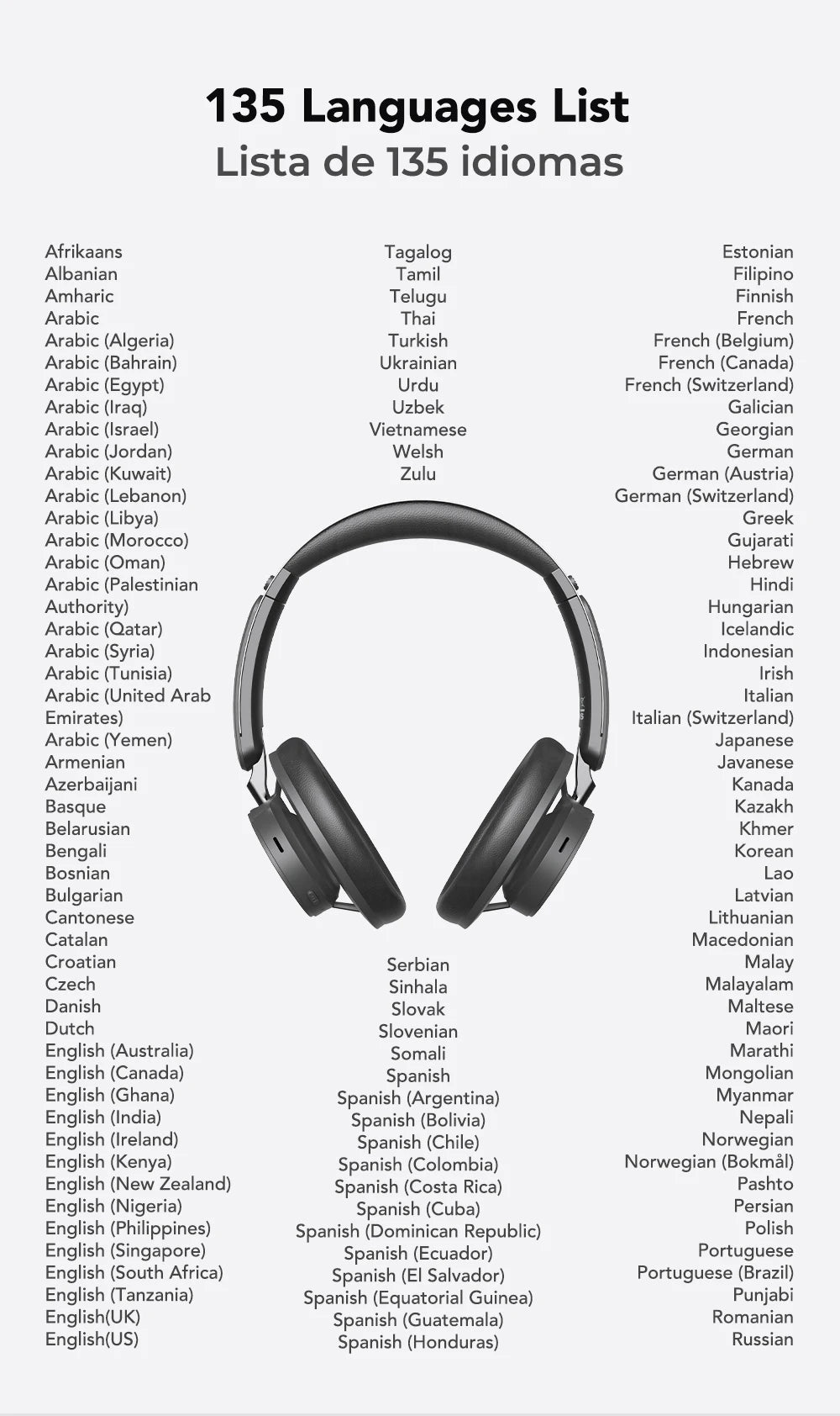 HTC HP06 Open-Ear Wireless Headphones Bluetooth V6.0 Airy Foldable AI Translate Headset for PC Laptop Phone TV Ultralight Hollow