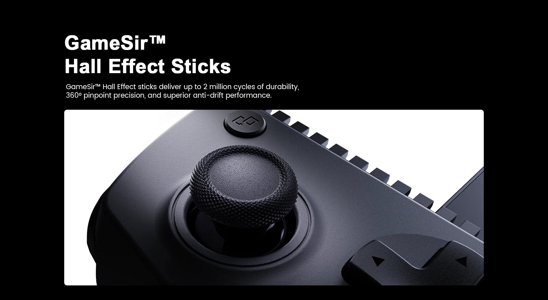 GameSir X5s Wireless Gaming Controller Bluetooth 2.4GHZ Connection Lightweight Design Hall Effect, No-Drift, App Customization