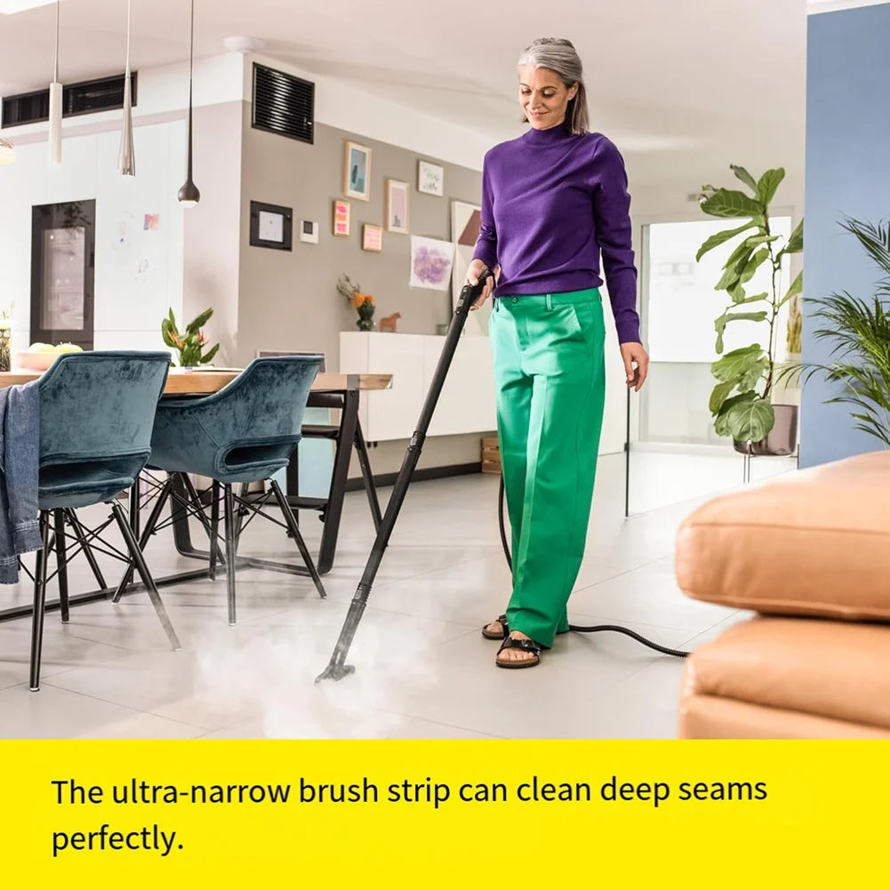 Brush Strip Set For Karcher SC1-5 Steam Mops XXL Grout Brush, Comfortable Grout Cleaning,Accessories