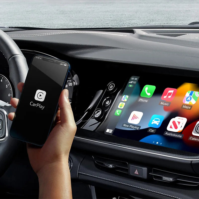 2- in-1  Wireless Android Auto Adapter Wireless CarPlay Dongle Car Intelligent Systems AI Smart Box For Car Wired CarPlay