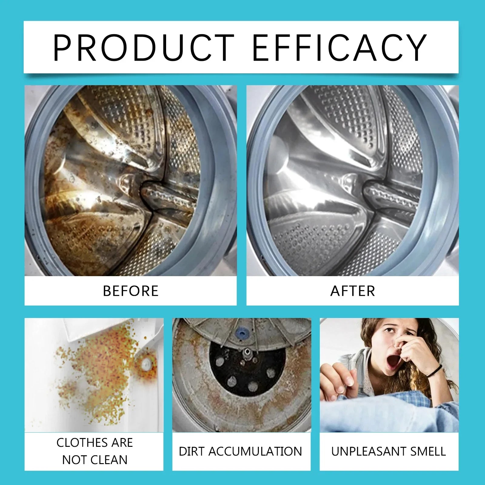 washing machine cleaning tablets, cleaning washing machine slots, household drum pulsator cleaning, stain removal and descaling