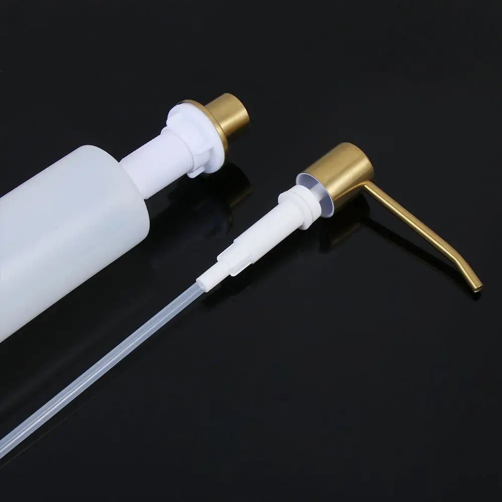 Countertop Stainless Steel Detergent Bathroom Accessories Lotion Storage Bottle Sink Soap Dispenser Kitchen Supplies