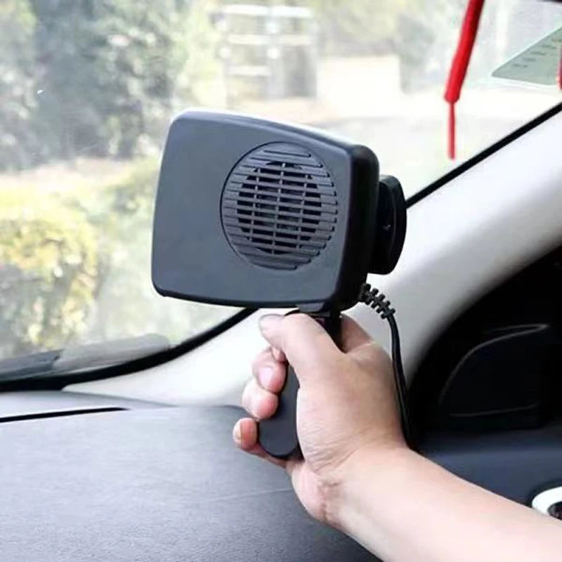 Car Portable 2 in 1 Ceramic Heating Cooling Heater Fan Defroster Demister Car Demister Car Fan Ceramic Heater