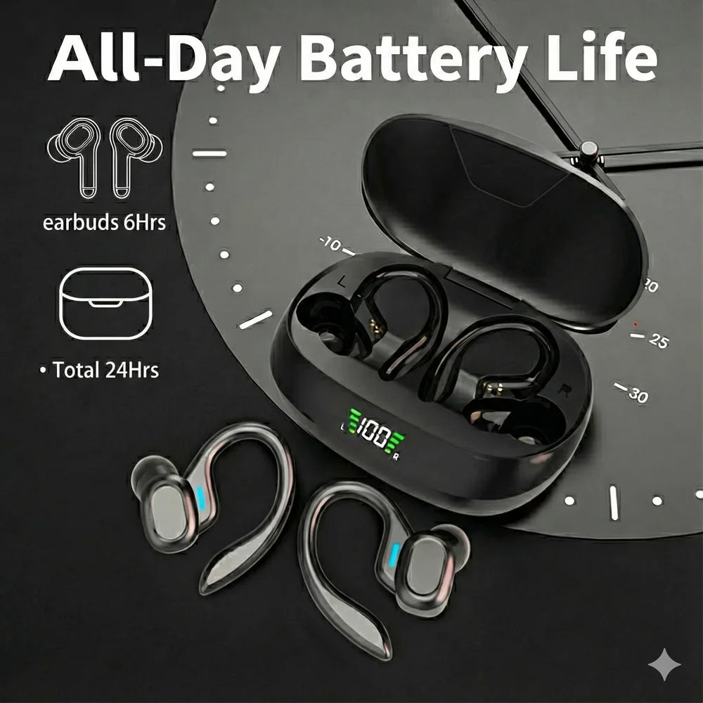 Original Wireless bluetooth headphons Ear hook Stereo earbuds Sports Waterproof Headset for workout sports running