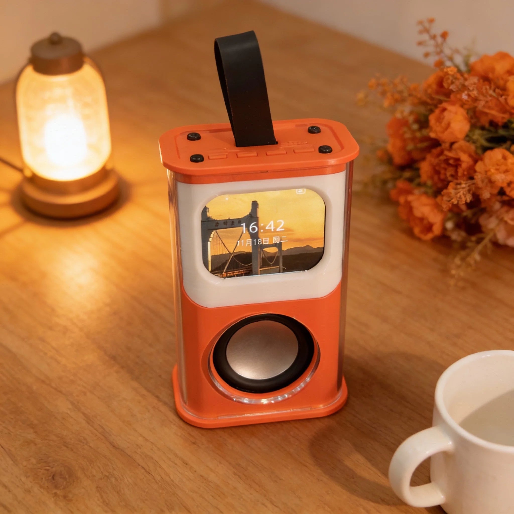 AI  Speaker with Voice Interaction Customizable Multi-color Voiceprint Recognition AI Large Model Chat DeepSeek Home Decor