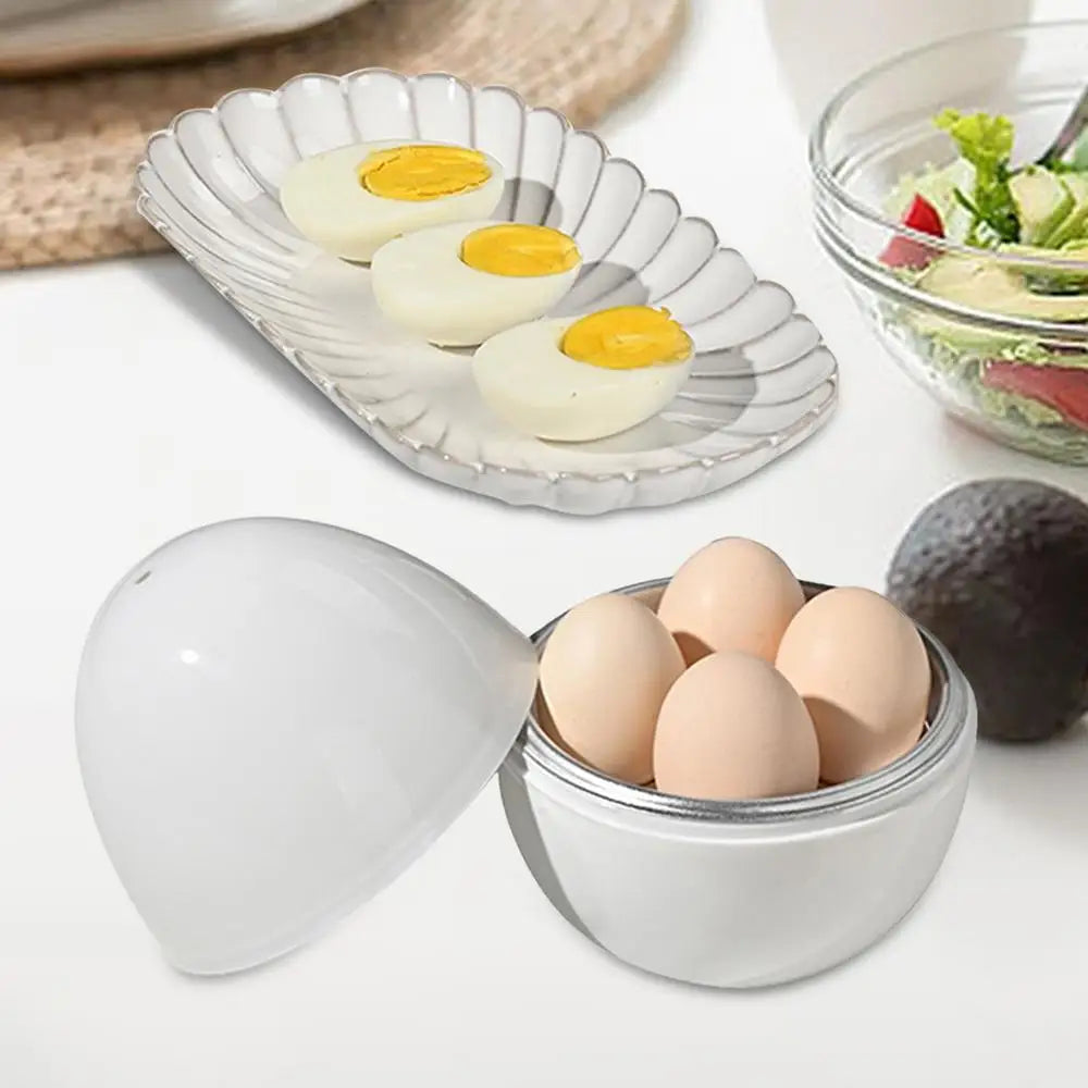 Microwave Egg Poacher Microwave Boiled Egg Maker Cooking Accessories Rapid Egg Cooker Egg Steamer for Hard Soft Boiled Egg