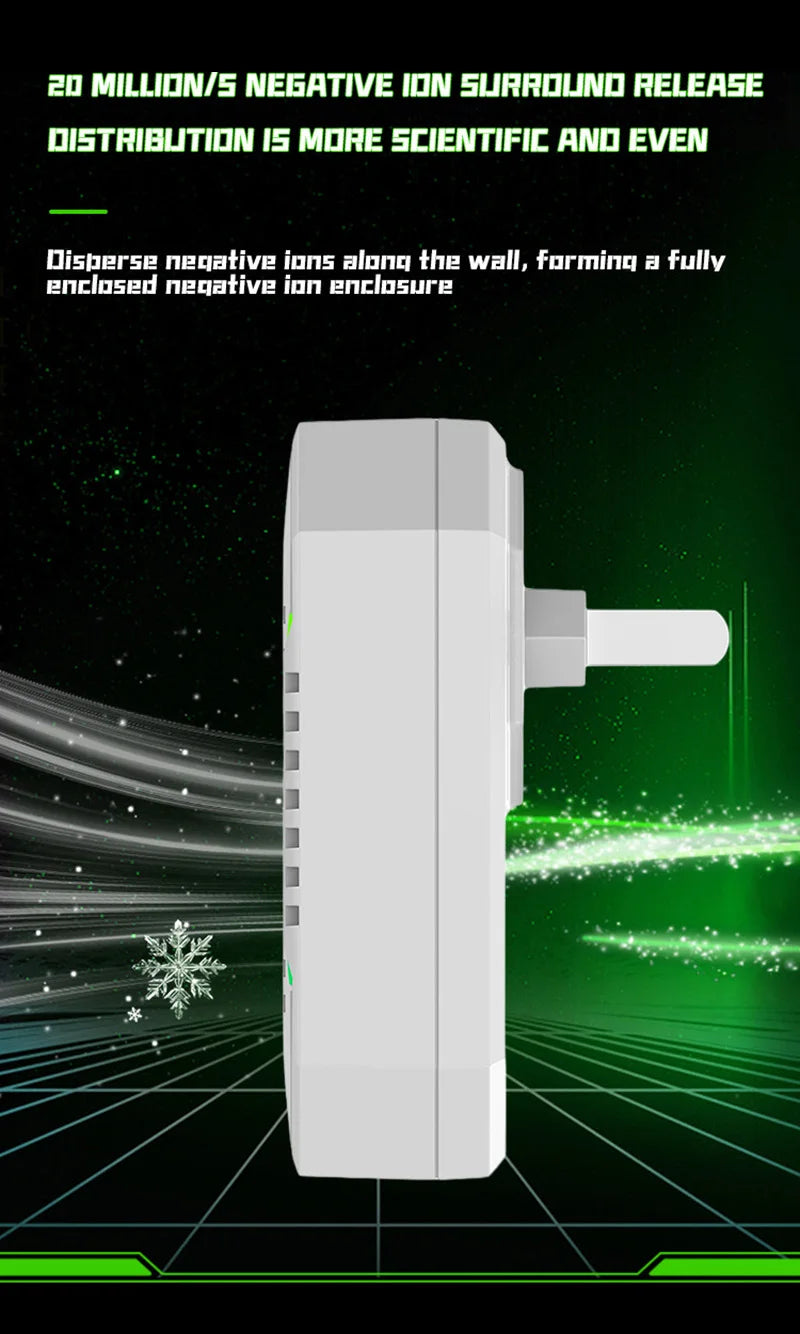 Low Energy Consumption USB Plug Negative Ion Air Purifier Eliminates Odors Purifies Smoke Formaldehyde Allergen For Home 2026