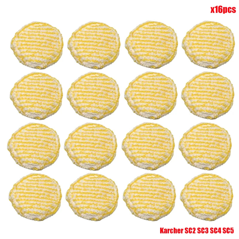 Mop Cloth Cover For Karcher SC2 SC3 SC4 SC5 Handheld Steam Vacuum Cleaner Large Round Brush Steamer Cover Nylon Accessories
