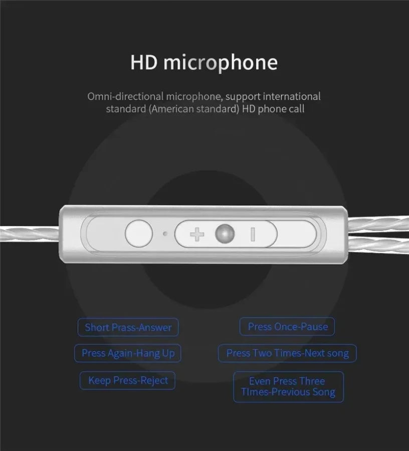 QKZ CK5 FiLe Wired HiFi Earphones