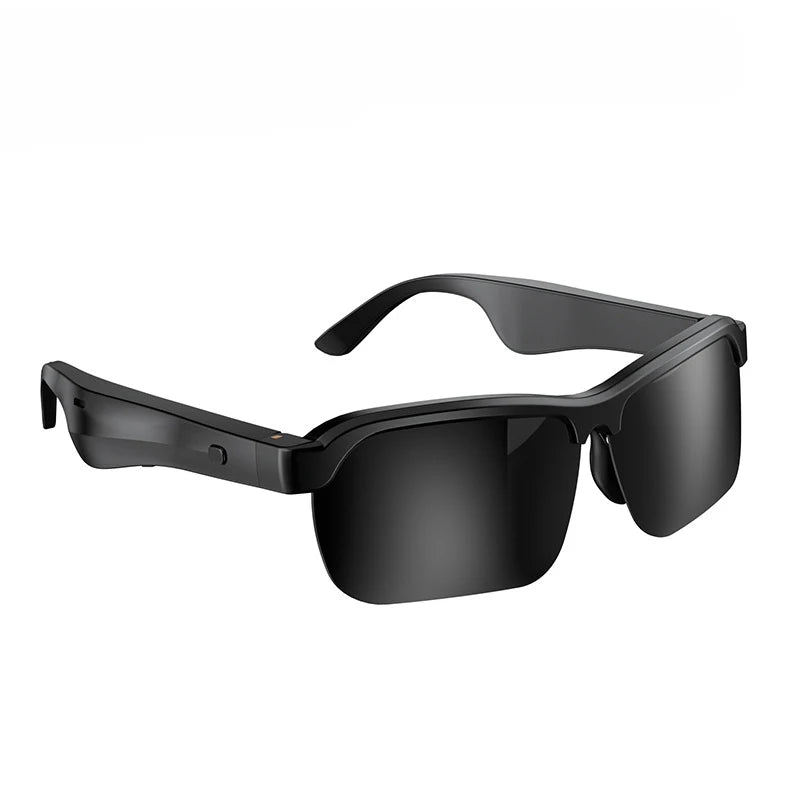 AI HD Smart Glasses Bluetooth Music Glasses Voice Assistant Calling Control Music UV Polarized Multifunctional Sunglasses
