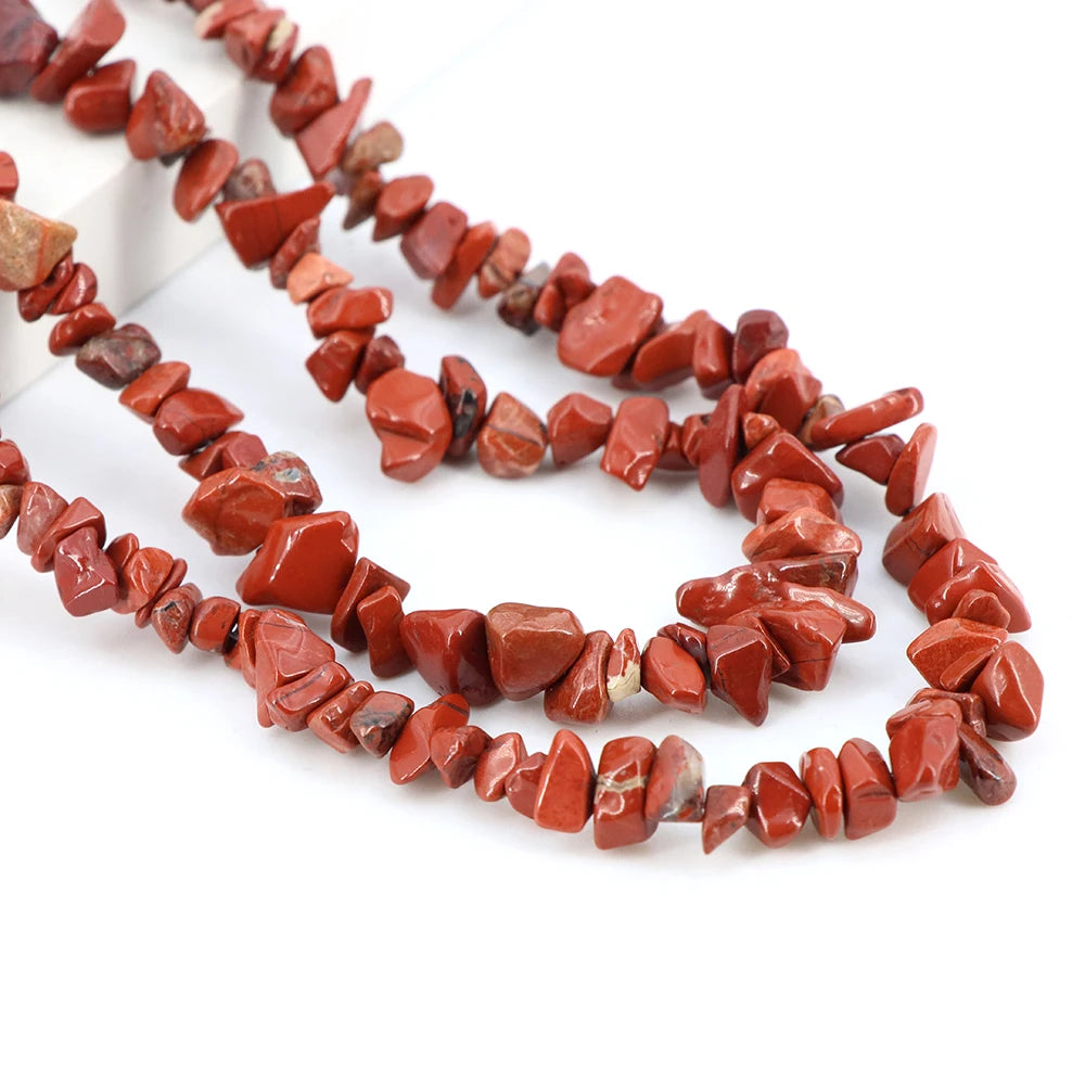 3-5mm/5-8mm Natural Garnet Amethyst Aquamarine Beads Irregular Freeform Chip Gravel Shape Stone Bead DIY Jewelry Making Bracelet