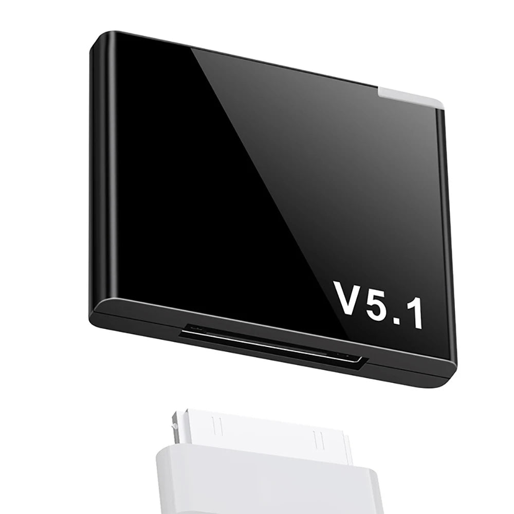 New 30 Pin Bluetooth 5.1 Audio Receiver A2DP Music Mini Wireless Adapter For iPhone iPod 30Pin Jack Analog Speaker