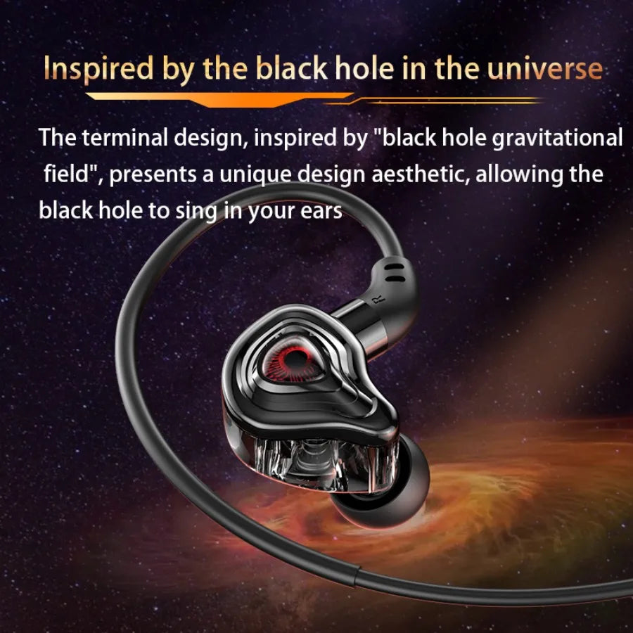 Esports Gaming Headset 360° Surround Sound Hifi Stereo Wired Earphones 3.5mm/Type-C/USB In-Ear Dual Micrphone PUBG Gaming Earbud