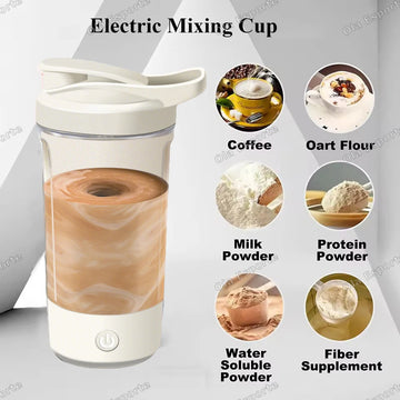 Electric Blender Cup Portable Blender Cup Milk Powder Protein Powder Blender Automatic Shaker Cup Home Travel Outdoor Sports Gym