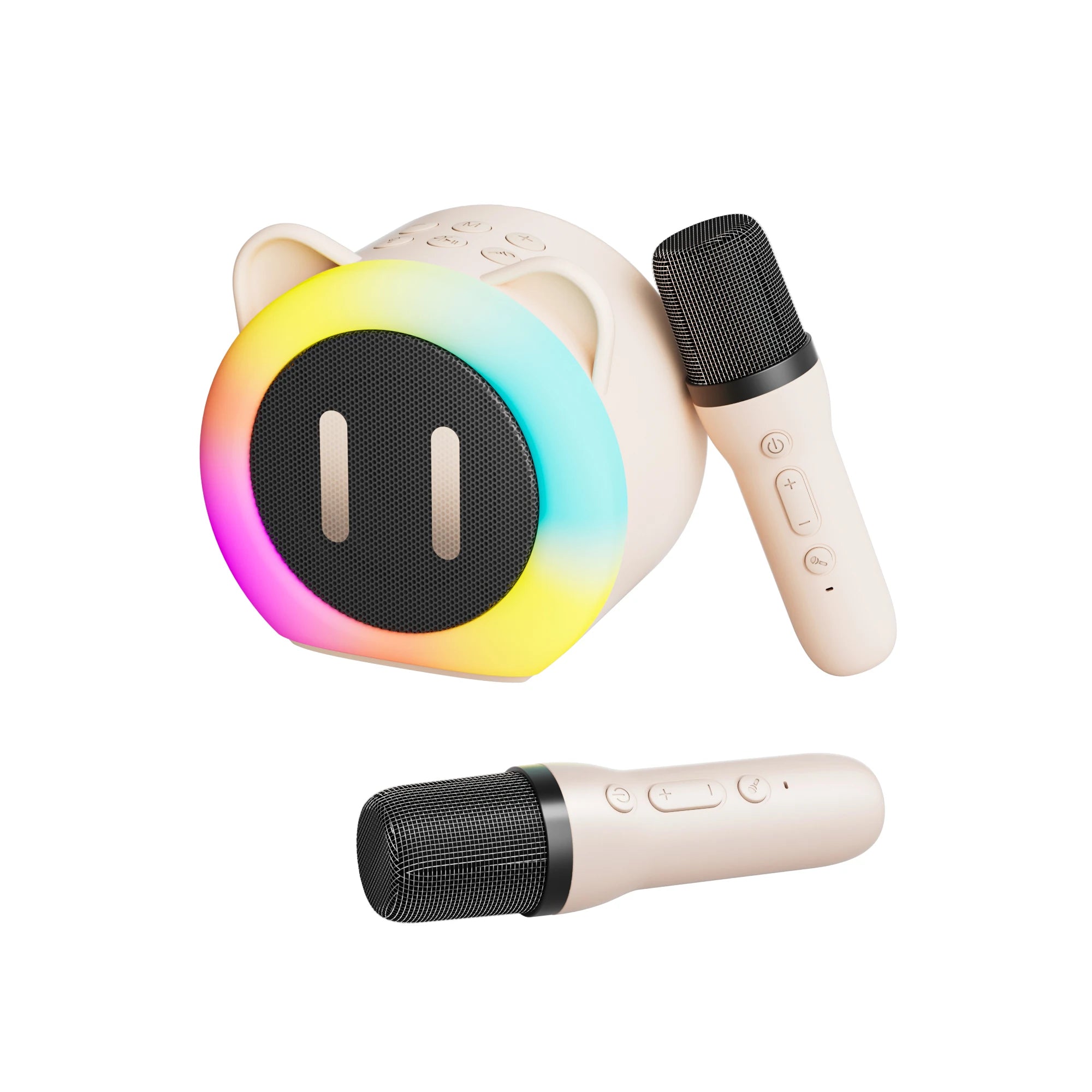 PARAMITA Bluetooth Speaker Portable Home Cute Karaoke Mini Wireless Audio with Microphone Home Karaoke Singing Machine Kids Gift