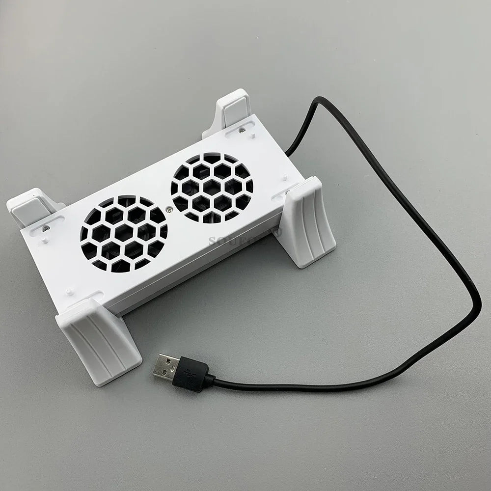 Cooling Vertical Stand 3 Gear Cooler Fan Base with Atmosphere Colorful LED Light Heat Dissipation Dock for Xbox Series S Console