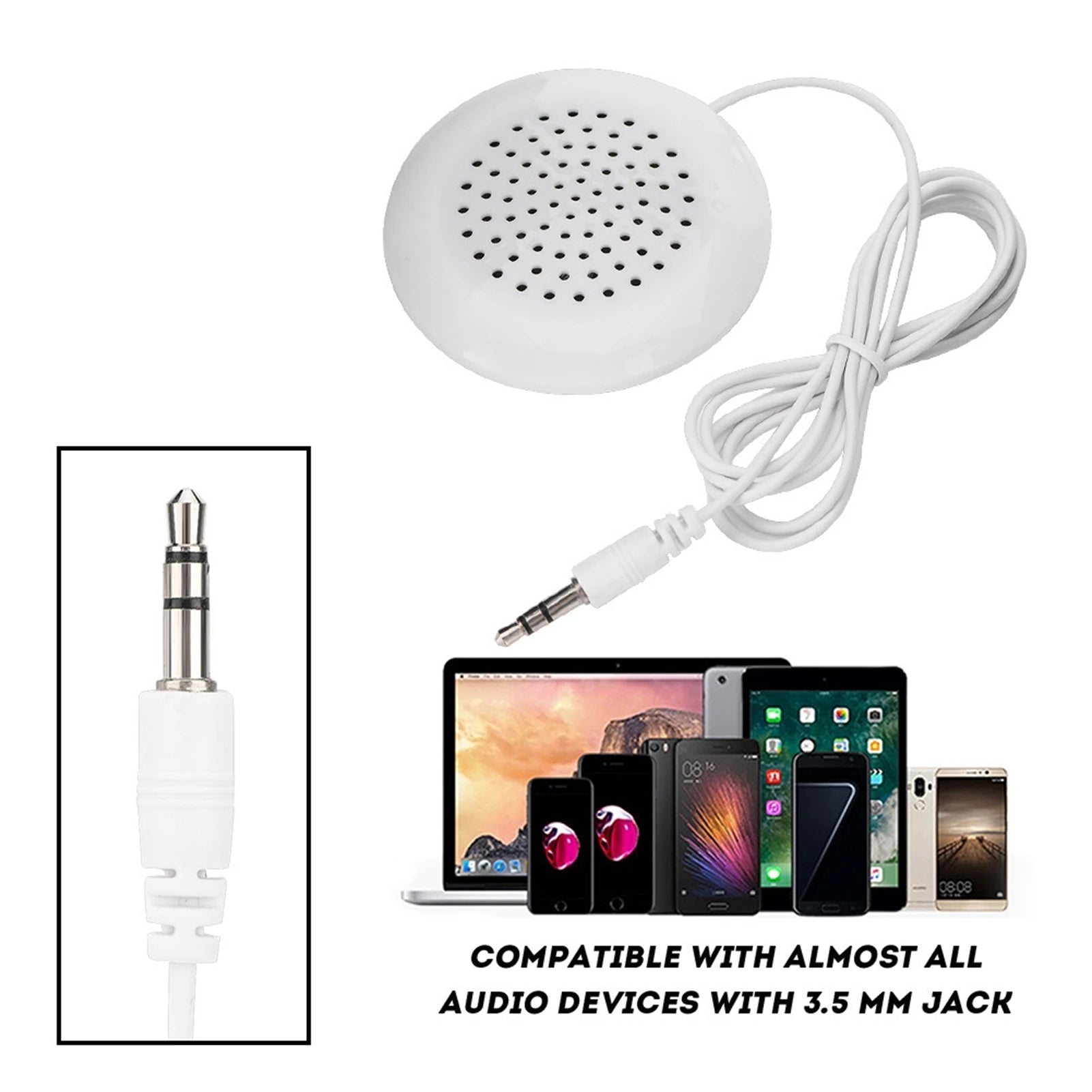 3.5mm Mini Speakers New DIY Pillow Speaker 3.5mm Mini Stereo Speaker for MP3 Phone Portable CD Portable Speaker Mini Speaker