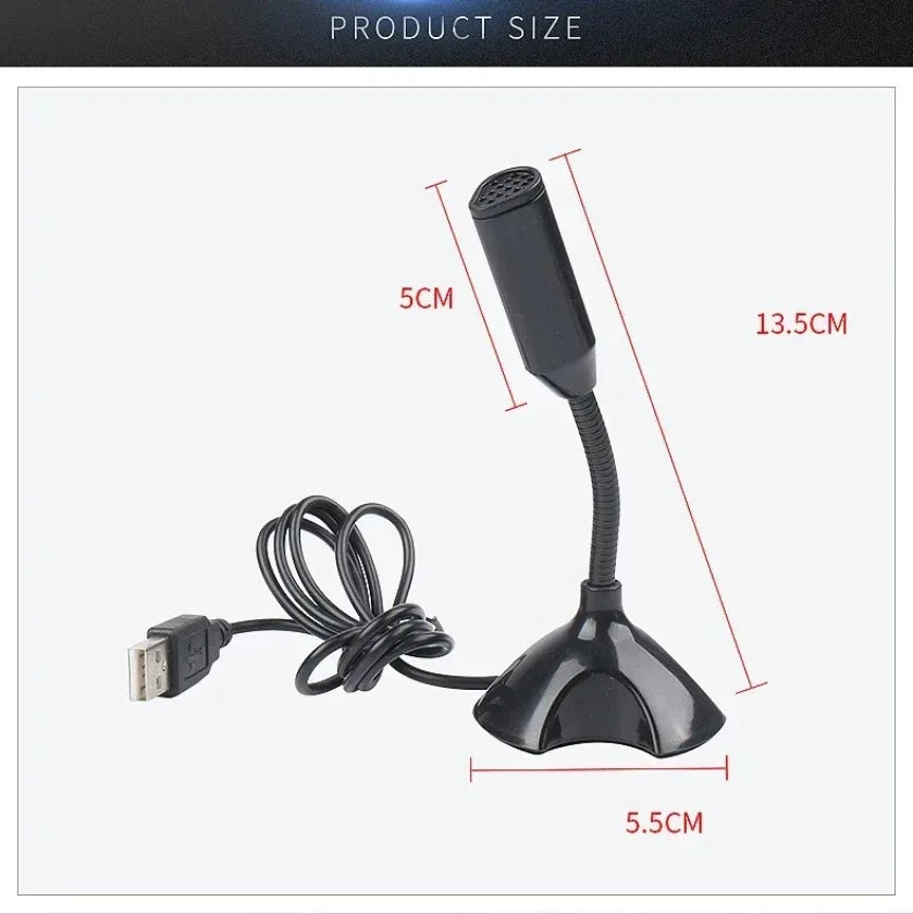 XIKCU Professional High Quality Adjustable Microphone For Laptop And Computer Studio Singing Gaming Streaming Mikrofon Stand Mic