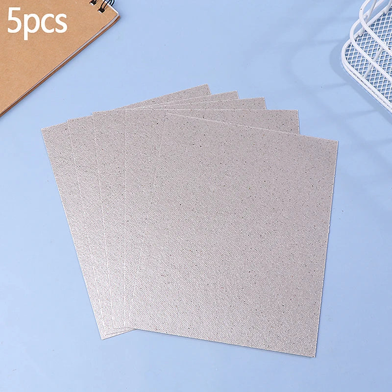 【TO】5Pcs Microwave Oven Repairing Part 150x120mm Mica Plates Sheets For Microwave Ovens Hair Dryers Toasters Heaters