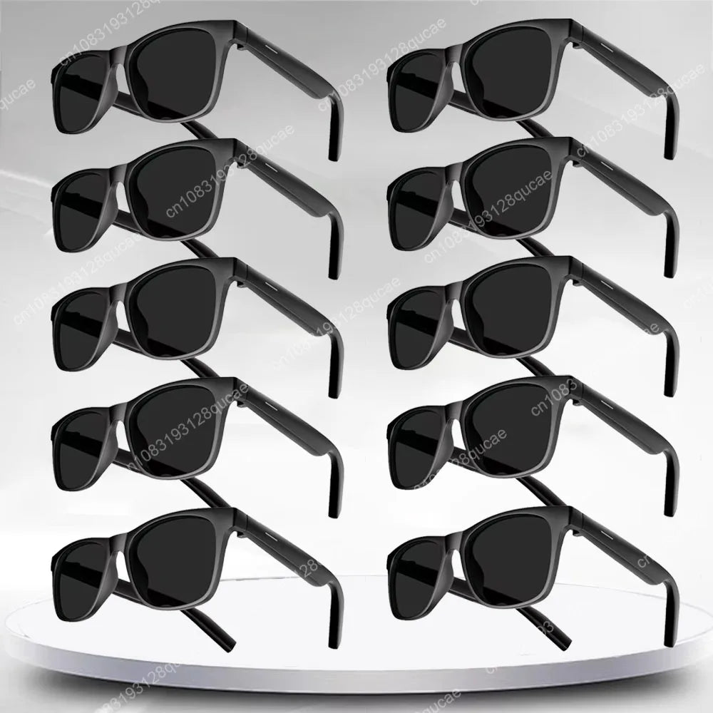 New Men's Smart Glasses Women's Bluetooth Glasses Voice Call Control Music UV Polarized Sunglasses Headphone Glasses Man 2025