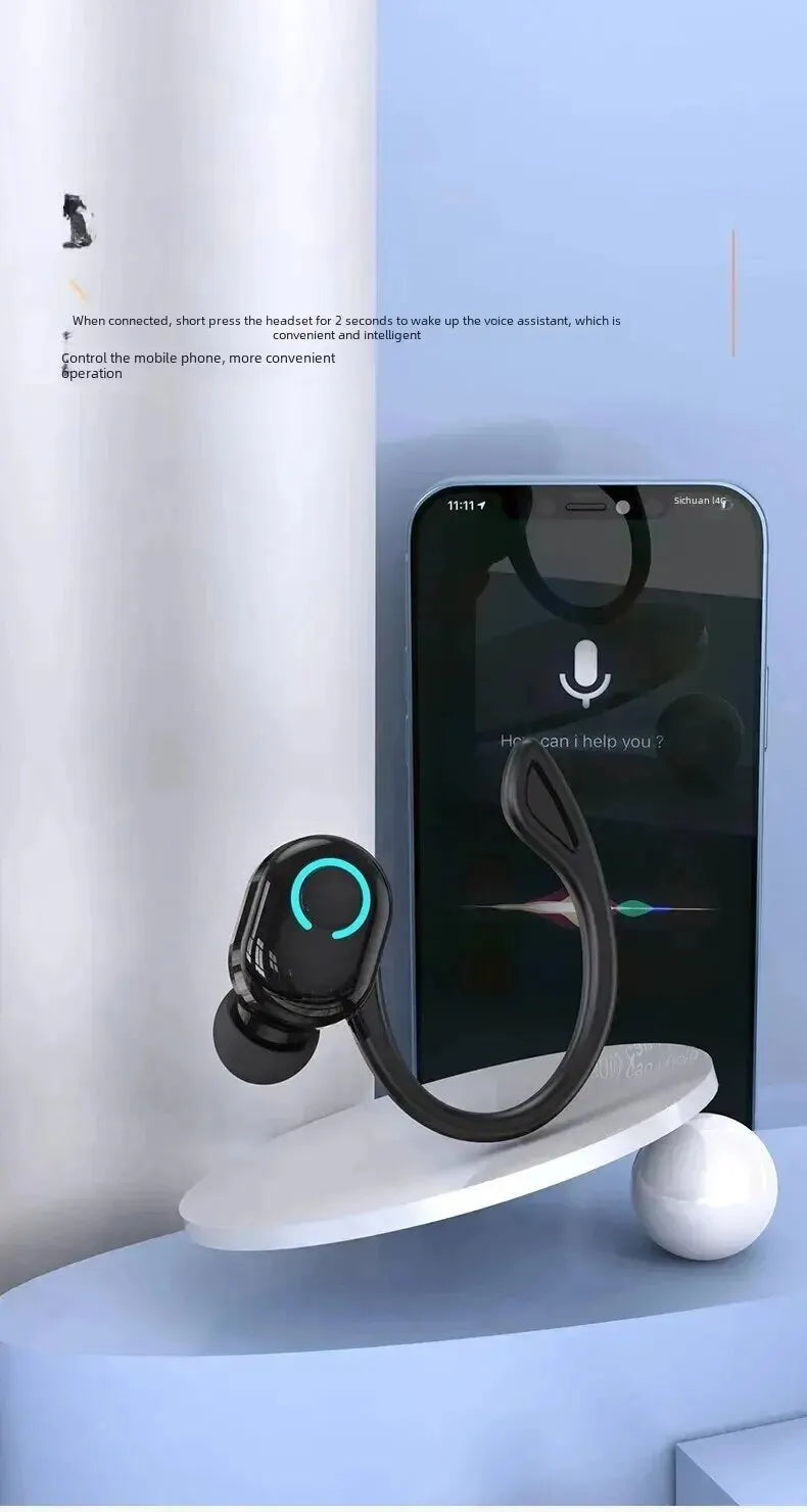 Wireless Bluetooth 5.0 Earphones HIFI Stereo With HD Mic Handsfree Headset Business Car Call Headphone For iPhone Xiaomi Huawei