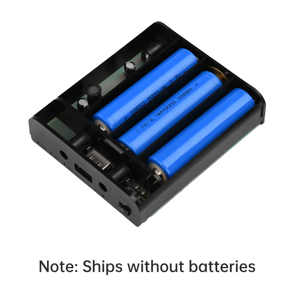 5V9V12V Output Power Bank Box for Cellphone Power Storage Case Tablet Modem 6x/3x 18650 Battery UPS Uninterrupted Power Supply