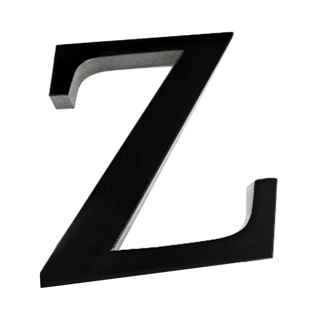 26 Letters Wall Sticker 3D DIY Mirror Acrylic Decals Home Decor Wall Art Mural for party wedding Christmas Retro Wall Art