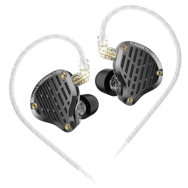 KZ PR3 13.2MM Planar Driver In Ear Wired Earphones HiFi Bass Earbuds