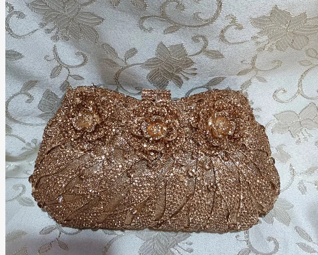 XIYUAN Women's Diamond Handbags Rhinestones Evening Bags Bridal Stones Clutch Purse Lady Clutches Bags Party Wedding Evening Bag