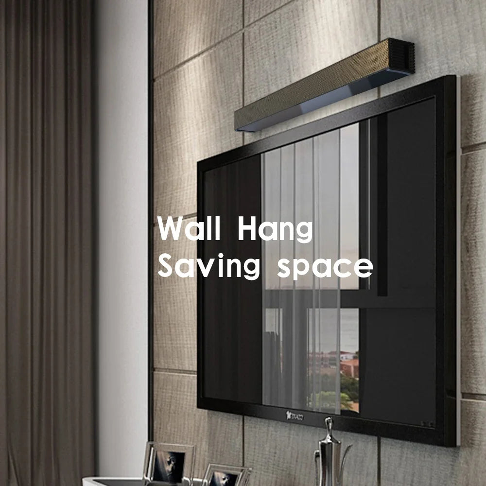 Rsionch Home Theater TV Speakers Wall-mount Speaker Wireless Soundbar FM Radio TV Optical Speaker for TVs Smartphone USB input