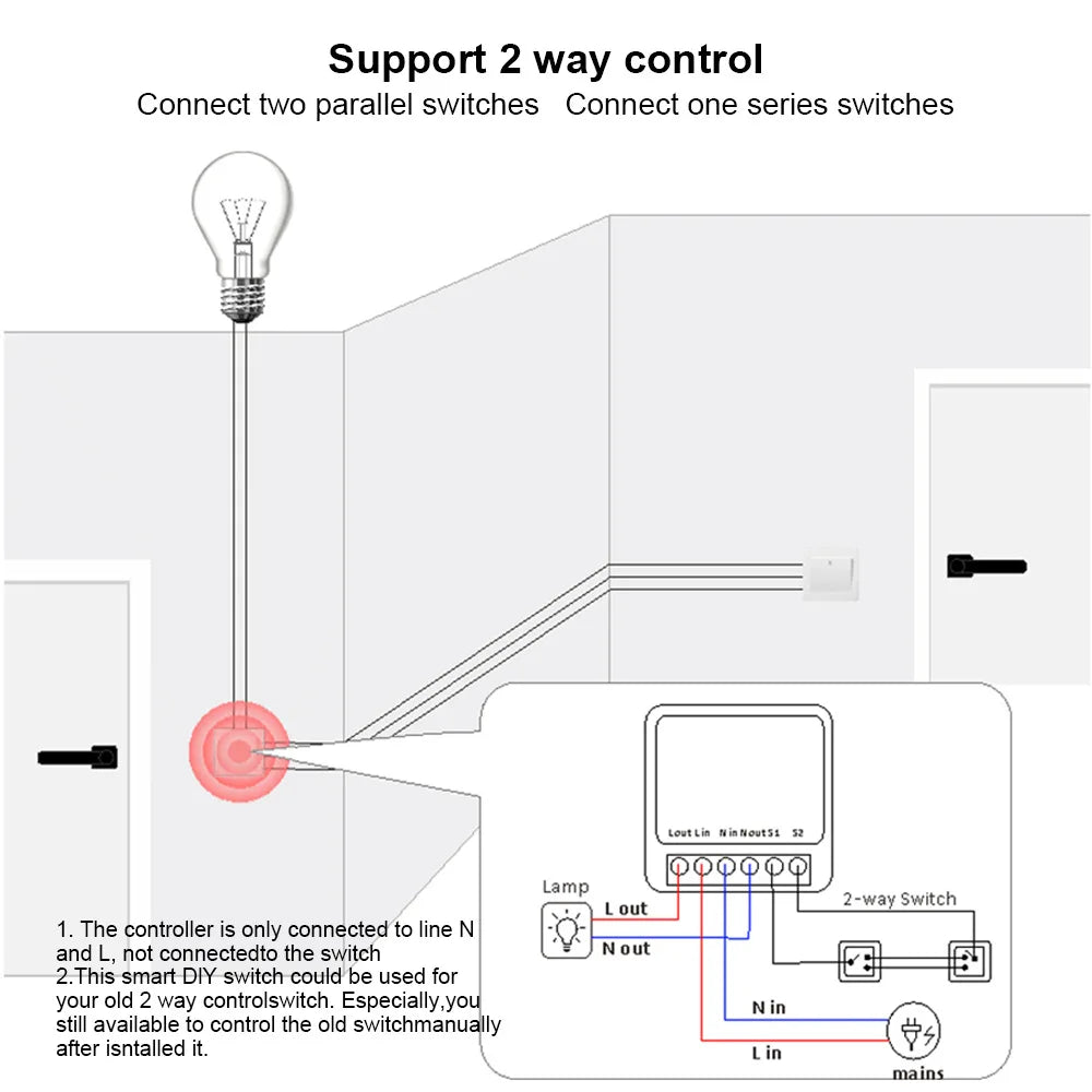 cozylife Smart WiFi mini Control Switch / remote switch /timing APP control  for Smart Home Automation